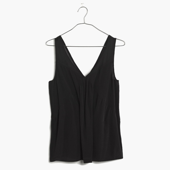 Madewell Tops - Madewell silk v neck tank top camisole cami blouse